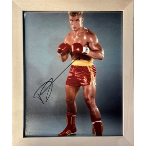 Photo with a Signature by Dolph Lundgren | Rocky IV